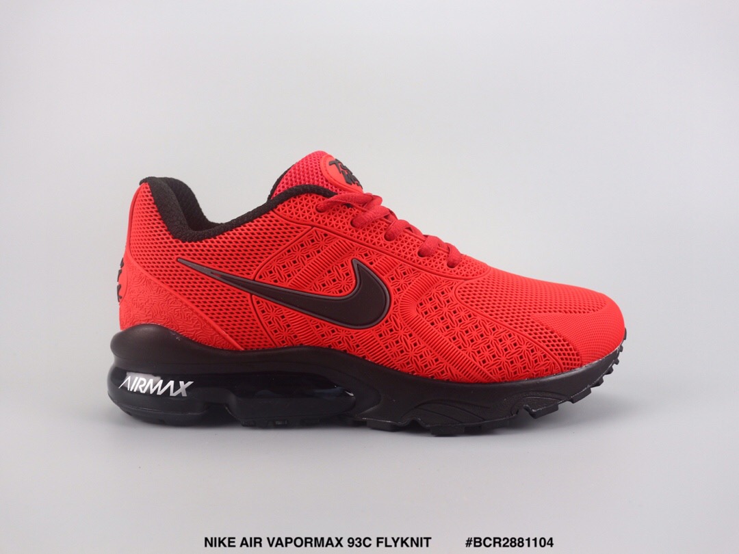 Nike Air Max VaporMax 93c Flyknit Red Black Shoes